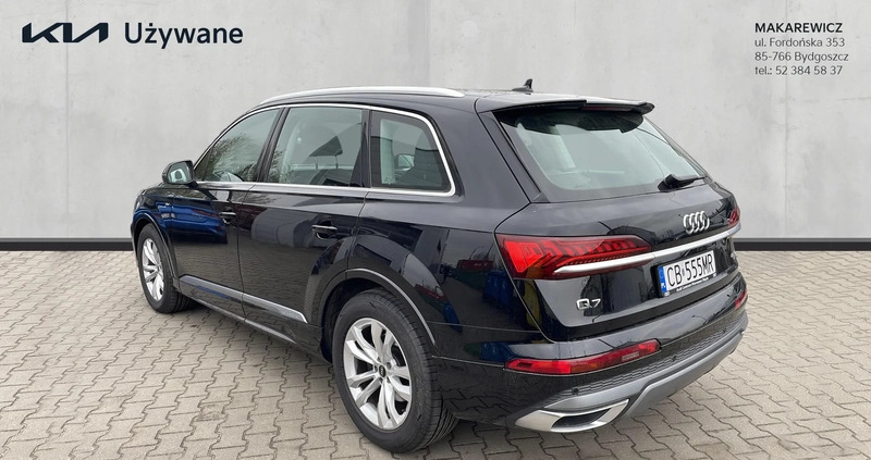 Audi Q7 cena 279000 przebieg: 55900, rok produkcji 2021 z Bydgoszcz małe 529